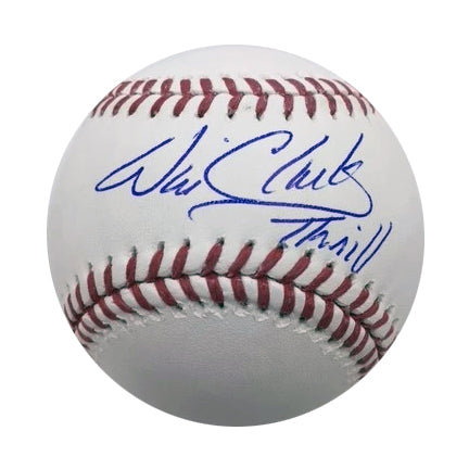 will clark autographed baseball
