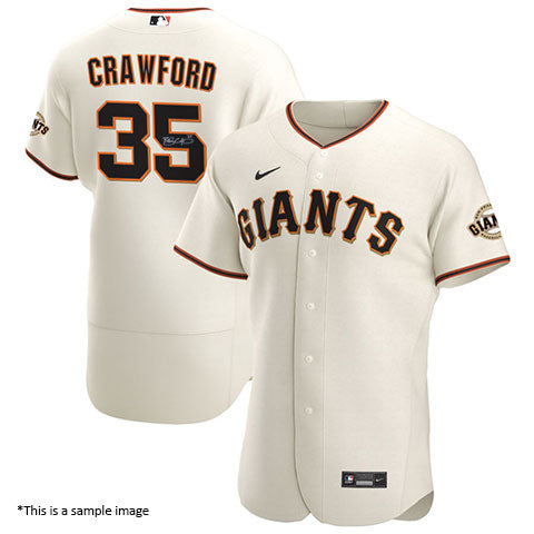 SAN FRANCISCO GIANTS- BRANDON CRAWFORD AUTOGRAPH CITY CONNECT JERSEY JSA  AI81868