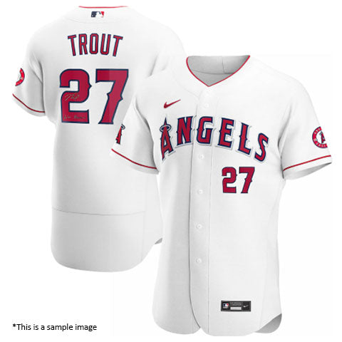 red mike trout jersey