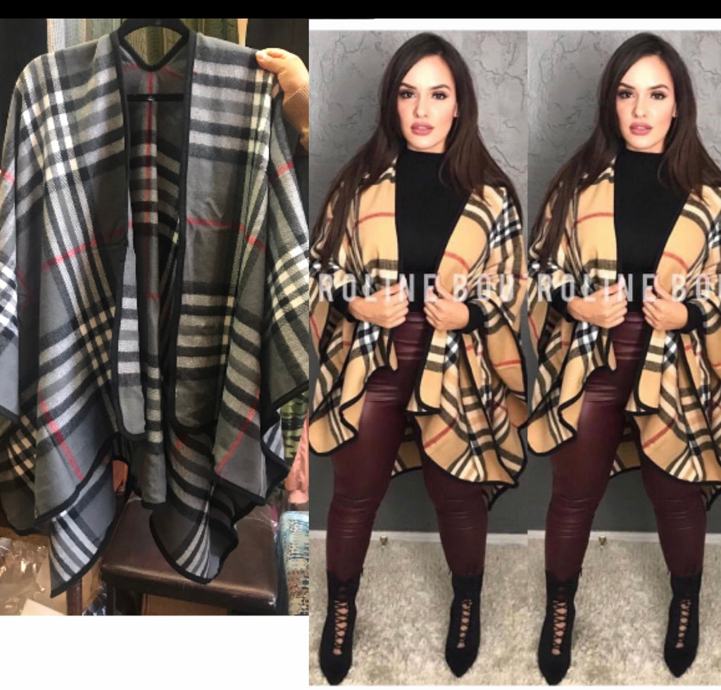 burberry inspired plaid shirt