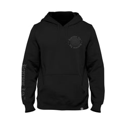 Represent Ltd.™ PVC Rubber Patch Black on Black Pullover Hoodie