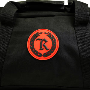 Made X Real PVC Rubber Patch Duffel Bag [BLACK X RED]