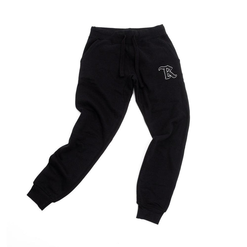 Medieval 3D Puff Embroidered Joggers [BLACK]