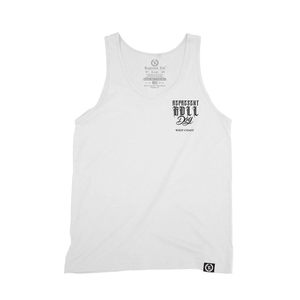 Roll Dog Cotton Tank Top [WHITE] NINETIES EDITION