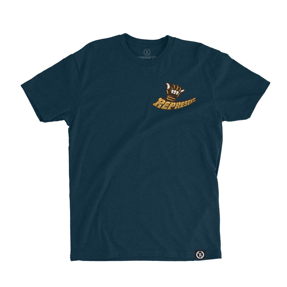 Hang Loose Lucha Surf Fight Signature Tee [INDIGO BLUE] SUMMER MMXXI EDITION