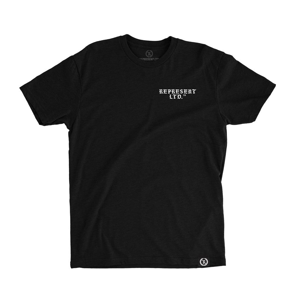Stay Real X Represent Nunchucks Signature Tee [BLACK] LIMITED EDITION