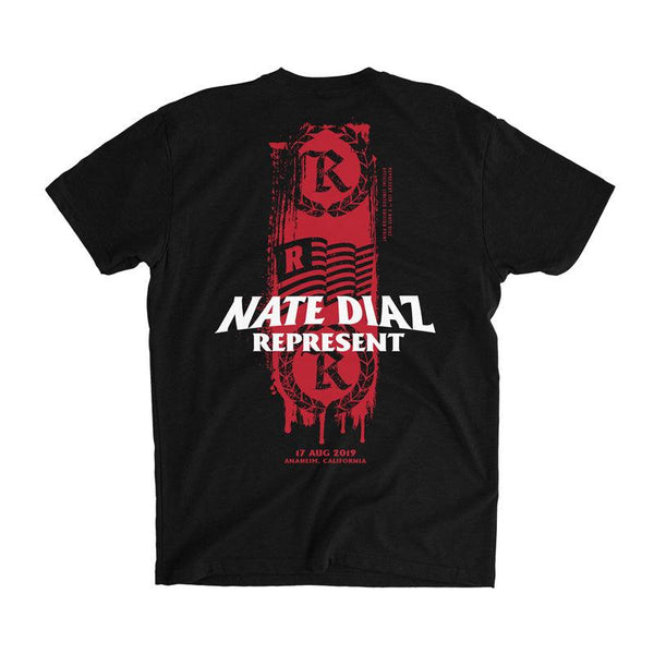 Nate Diaz Aug 17 MMXIX Official Walkout Tee – Represent Ltd.™
