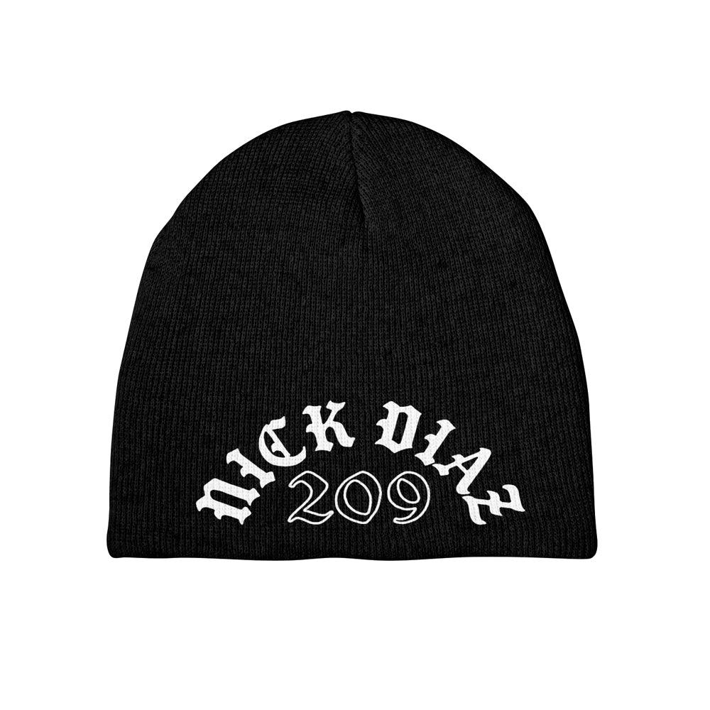 Nick Diaz Monotone 266 Patch Skull Cap Beanie [BLACK] OFFICIAL UFC 266 FIGHT CAPSULE