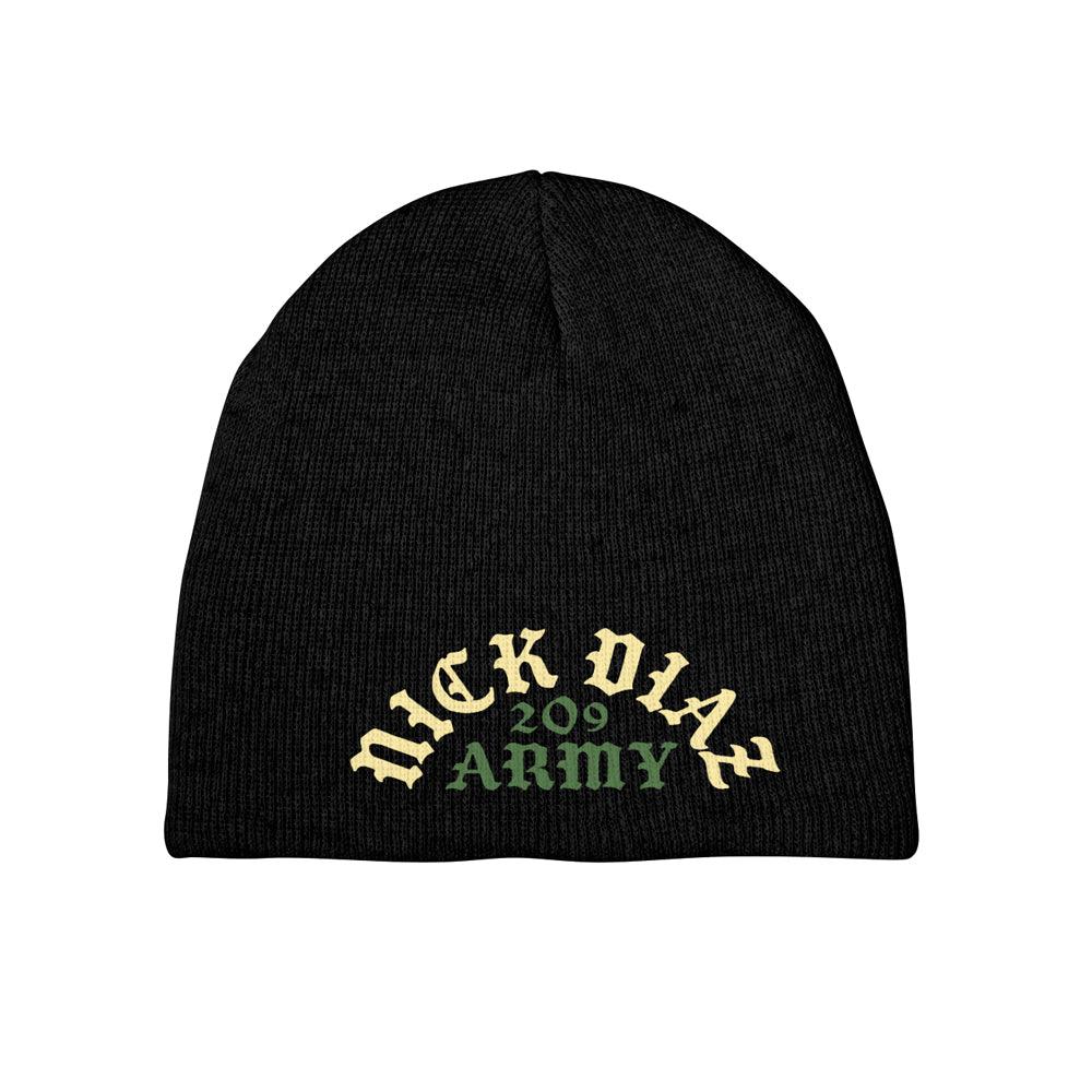 Nick Diaz War Time General 266 Patch Skull Cap Beanie [BLACK] OFFICIAL UFC 266 FIGHT CAPSULE