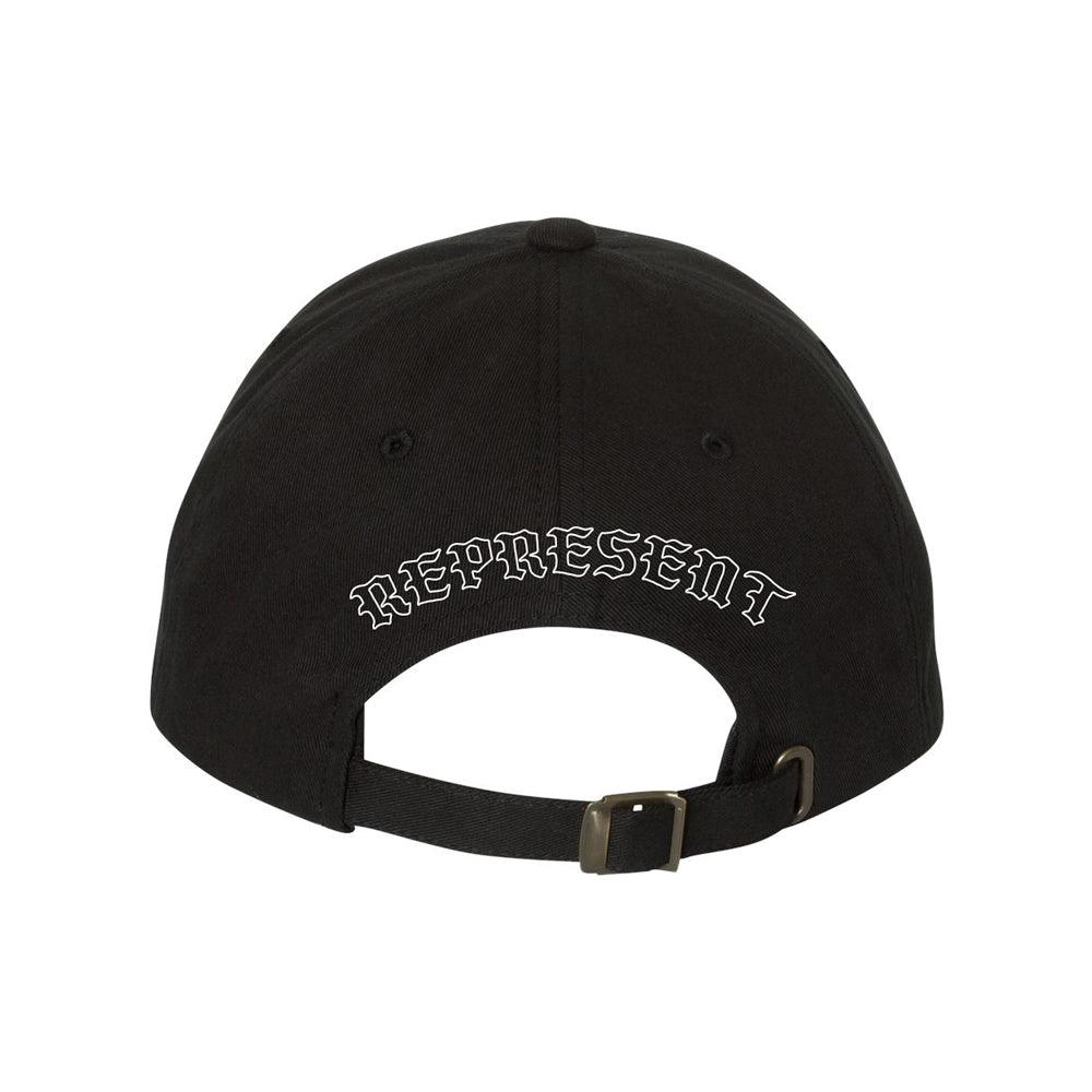 Nick Diaz Monotone 266 Patch Dad Hat [BLACK] OFFICIAL UFC 266 FIGHT CAPSULE