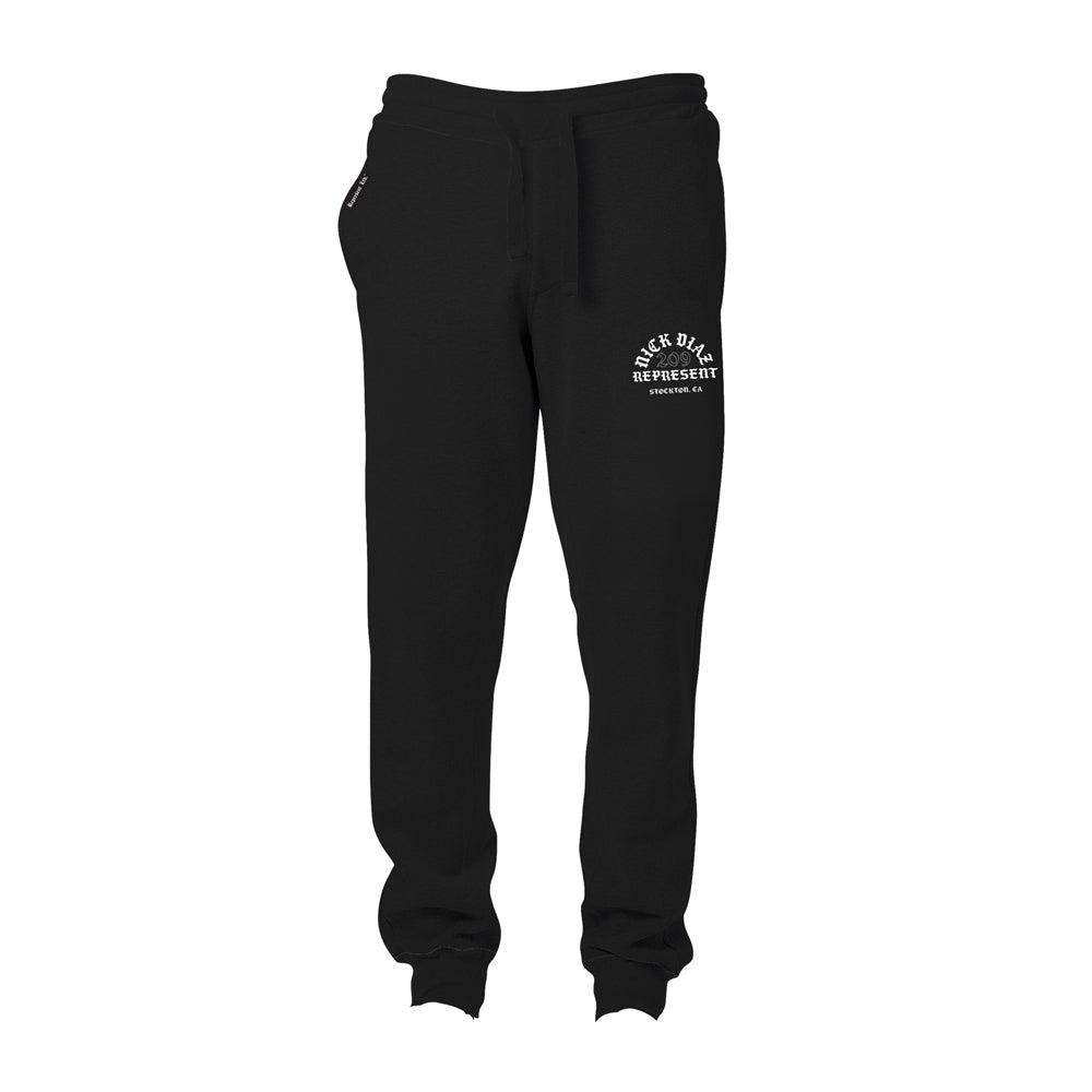 Nick Diaz Monotone CLEAN 266 Patch Signature Joggers [BLACK] OFFICIAL UFC 266 FIGHT CAPSULE