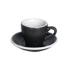 Loveramics Egg Espresso Cup and Saucer - 1 Set - 80 ml - Anthracite