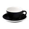 Loveramics Egg Cappuccino Cup and Saucer - 1 Set - 200 ml - Black