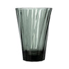 Loveramics Urban Glass Twisted Latte Glass - 360ml - Black