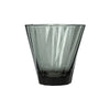 Loveramics Urban Glass Twisted Cappuccino Glass - 180ml - Black