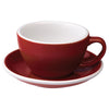 Loveramics Egg Cafe Latte Cup and Saucer - 1 Set - 300 ml - Red