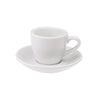 Loveramics Egg Espresso Cup and Saucer - 1 Set - 80 ml - White