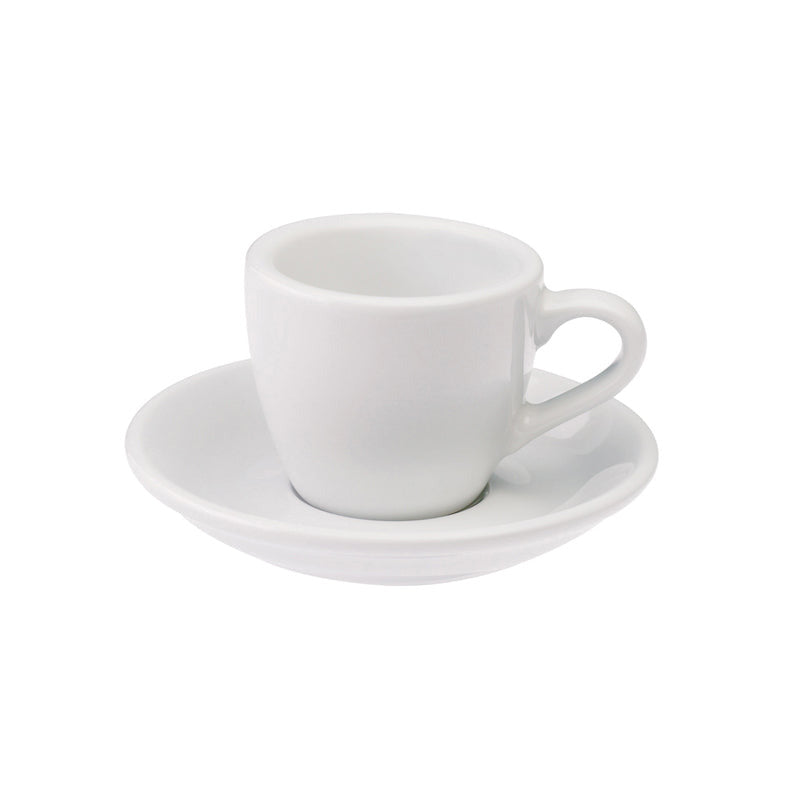 Egg River Blue 80 ml Espresso Cup & Saucer - Barista Pro