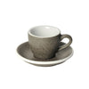 Loveramics Egg Espresso Cup and Saucer - 1 Set - 80 ml - Granite