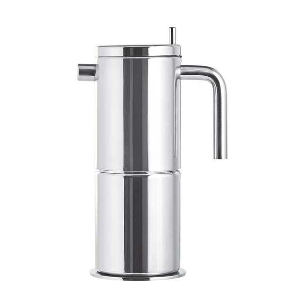 Grosche Milano Steel 6 Espresso Cup Brushed Stainless Steel Stovetop Espresso Maker Moka Pot