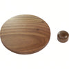 Walnut Lid and Knob for Ascaso Grinders