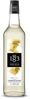 1883 White Chocolate Syrup - 1L (Glass Bottle)