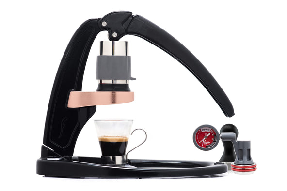 Flair Signature Manual Espresso Maker with Pressure Gauge Kit - Black