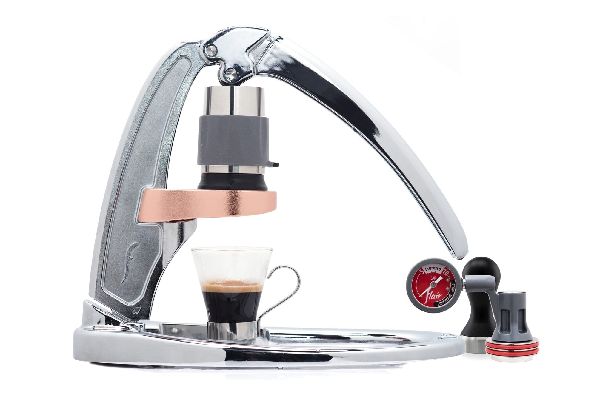 Flair Signature Manual Espresso Maker with Pressure Gauge Kit