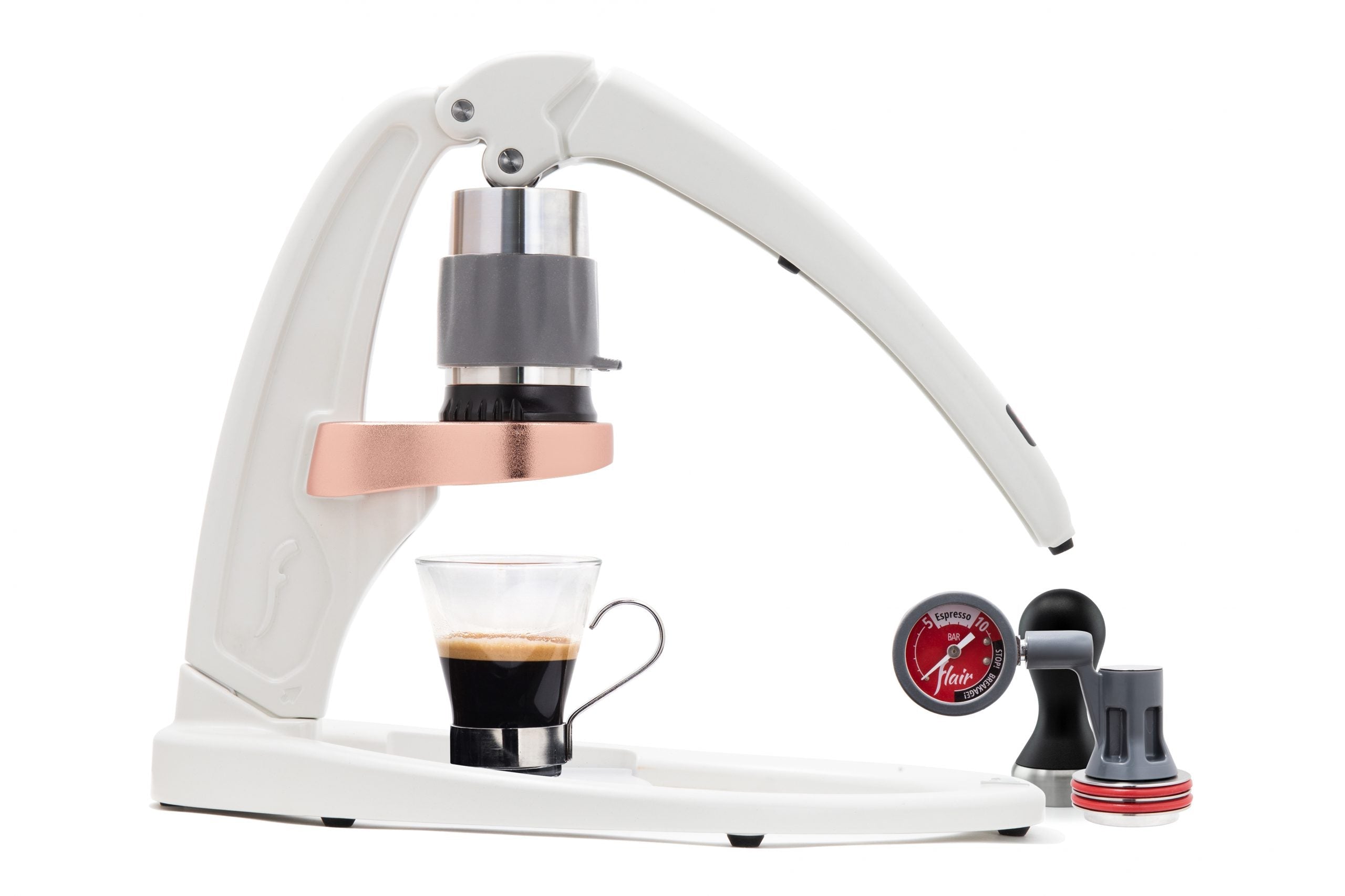 Flair Signature Manual Espresso Maker with Pressure Gauge Kit