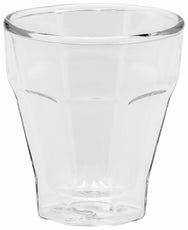 Safdie & Co. Bloom Double Wall Glass 4 PC Assorted Colours 350ml