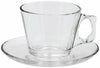 Safdie & Co Double Walled Vela Cappuccino Cups - Set of 6 cups and saucers - 190 ml