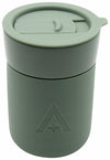 Uberstar Carry Cup Ceramic Travel Mug With Lid - Sage Green