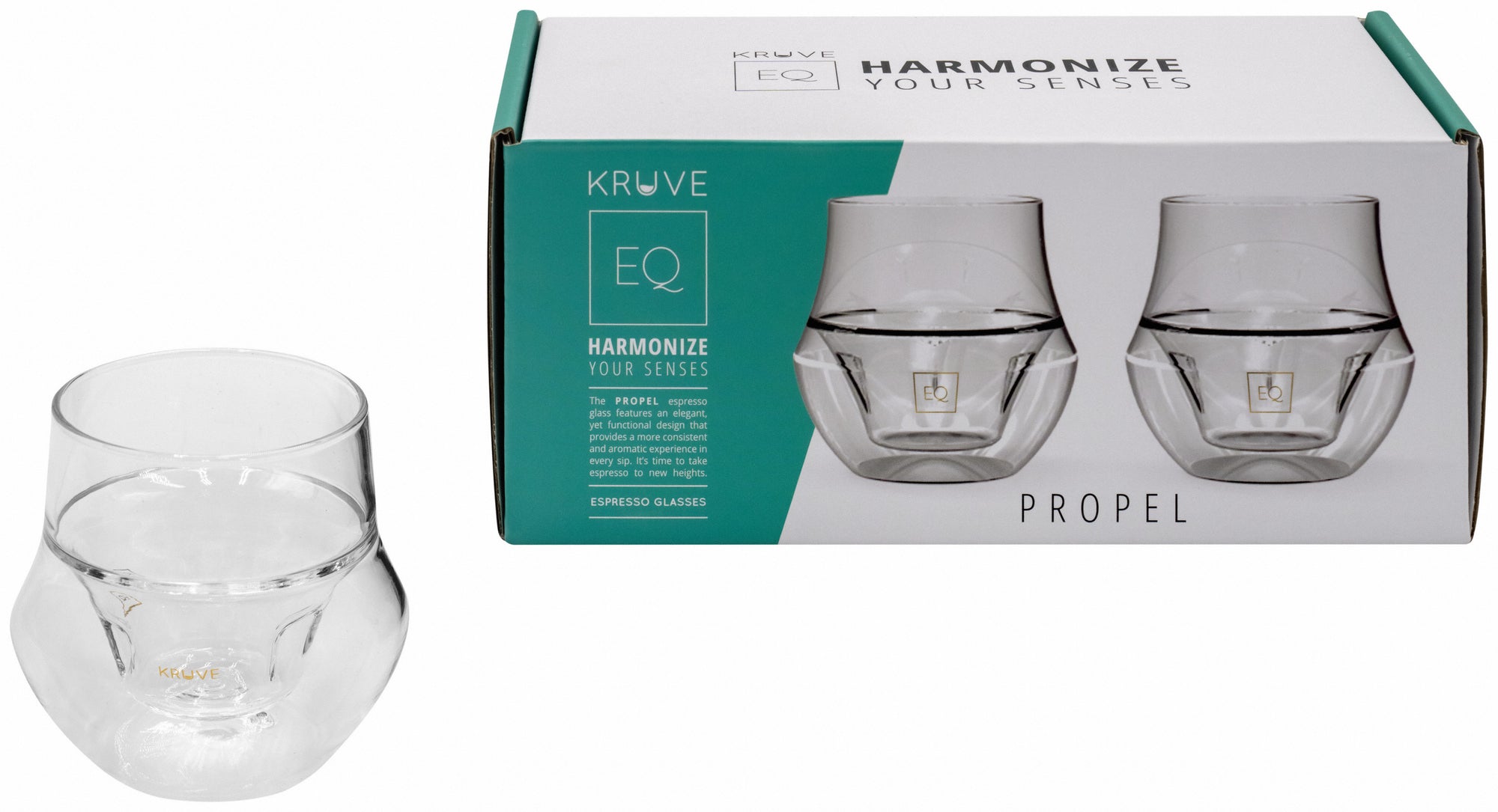 Kruve  Propel Espresso Glasses - 2pcs - Cafuné Boutique