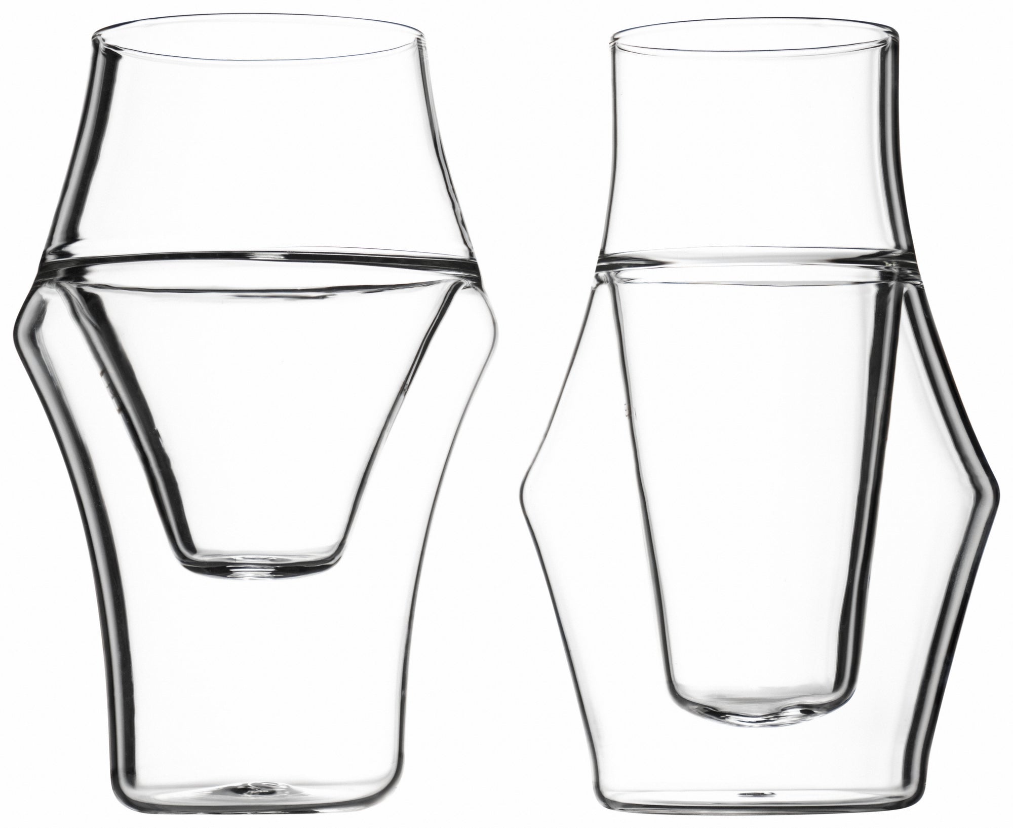 Kruve - Excite & Inspire | Coffee Glasses | Clear | 150ml x 2