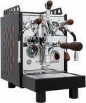 Bezzera Aria TOP Espresso Machine w/PID and Flow Control - Black w/ wood