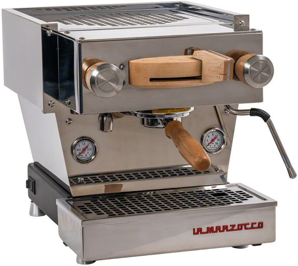 La Marzocco Linea Mini Connected - Stainless Steel, Chrome + White