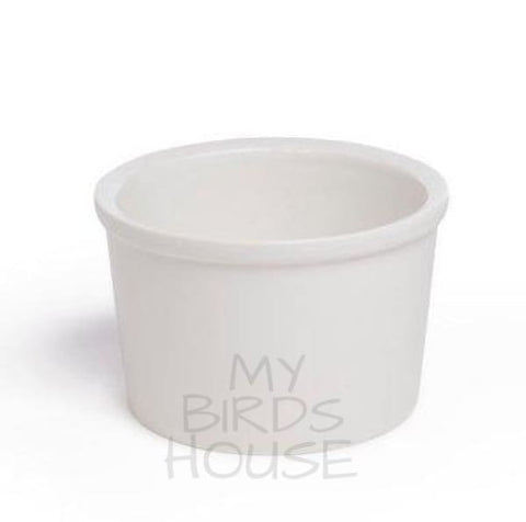 ceramic bird cage bowls