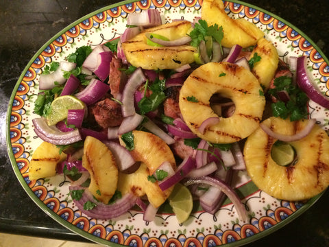 Grilled Pork Tenderloin with Pineapple