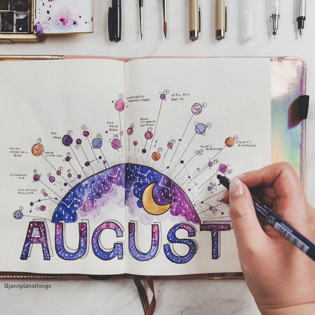 Jannette Monthly Spread
