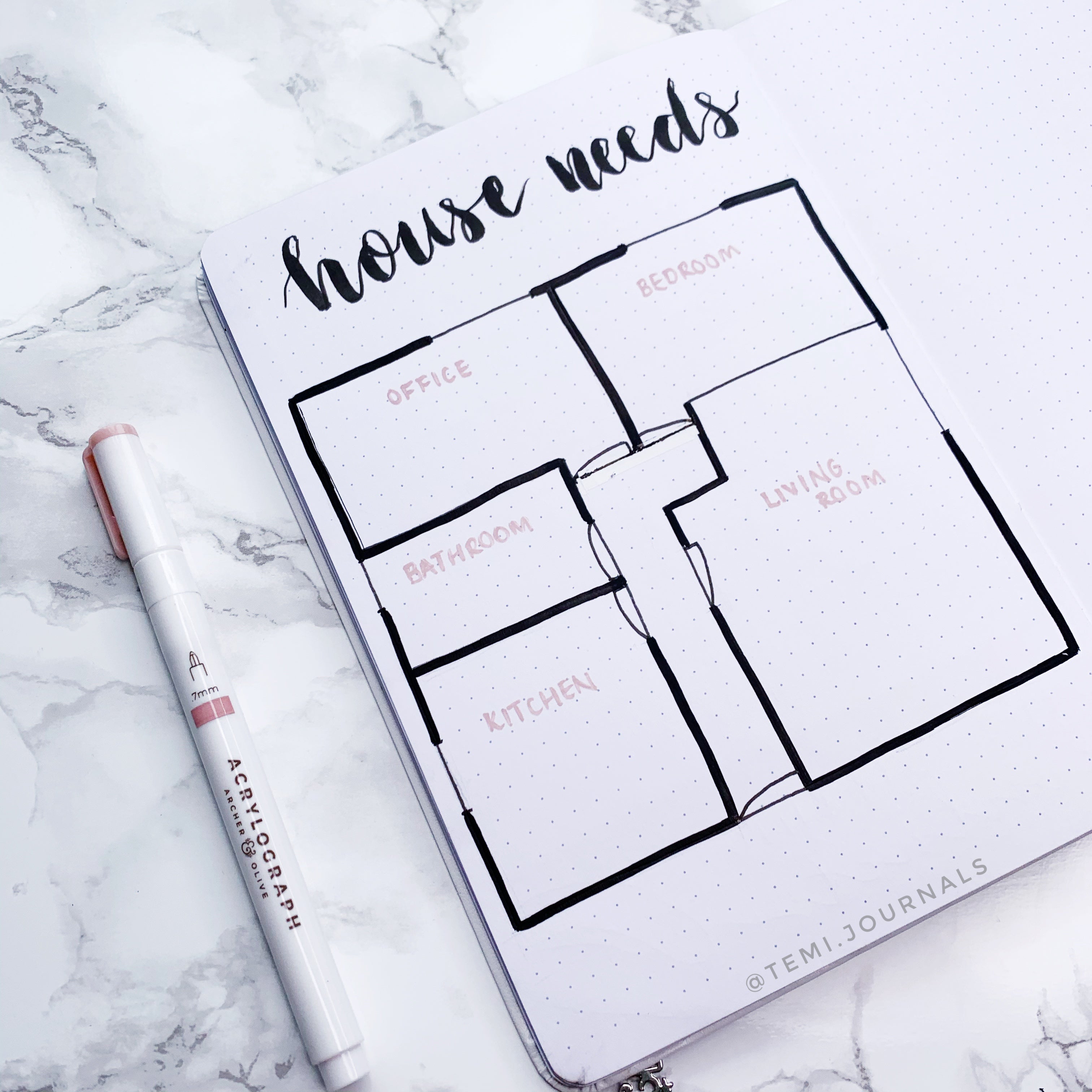 3 Moving Spread Ideas for your Bullet Journal + Free Printable