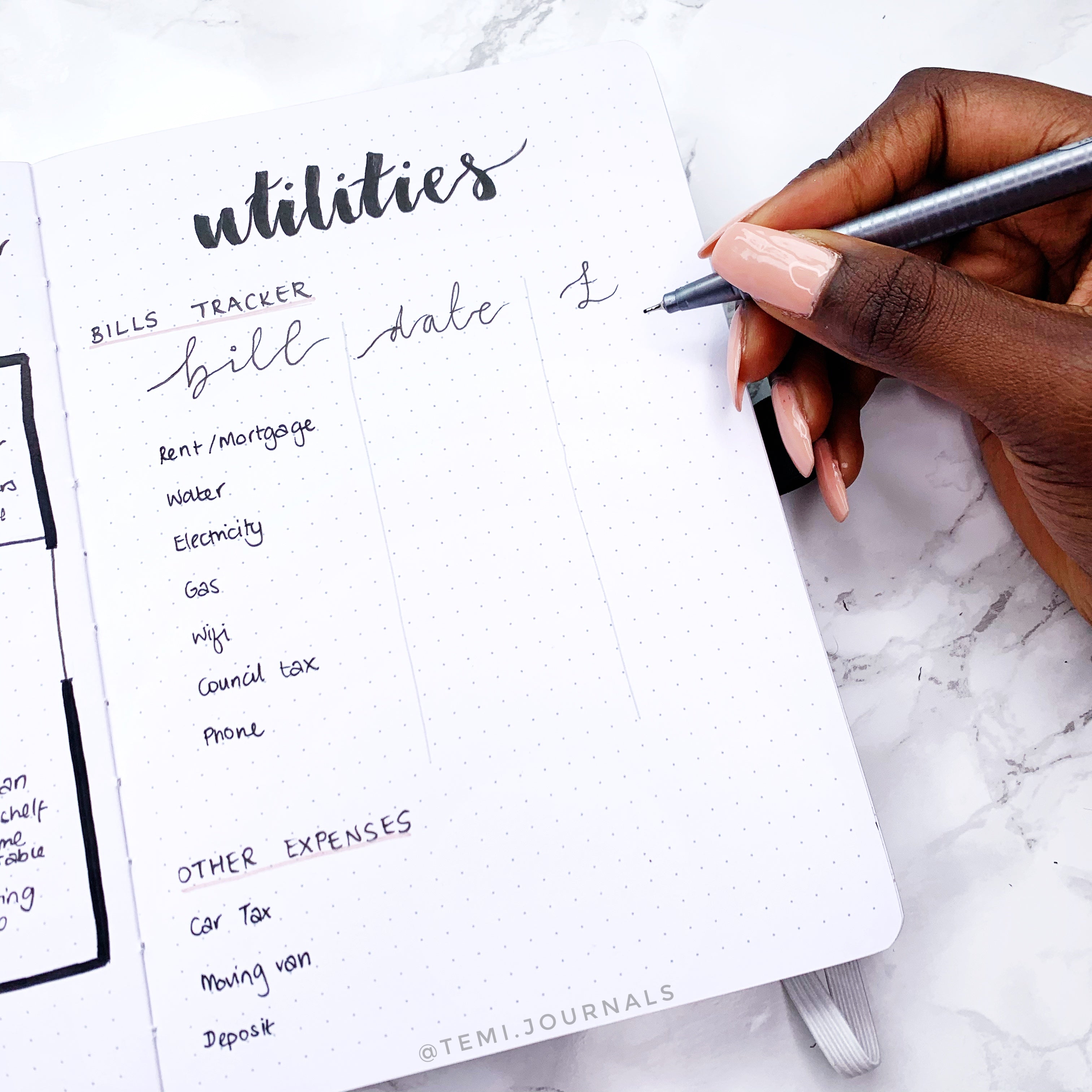 3 Moving Spread Ideas for your Bullet Journal + Free Printable