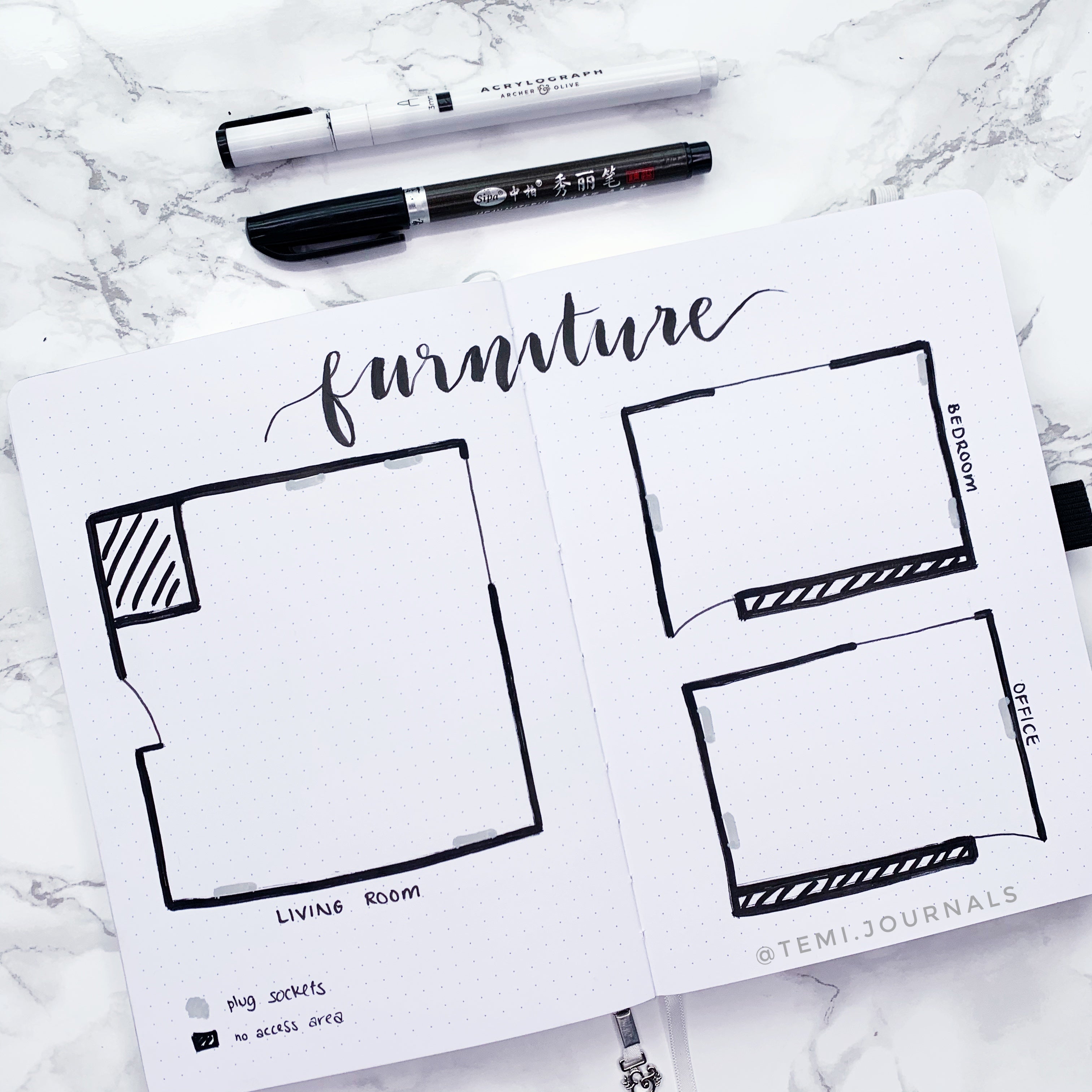 3 Moving Spread Ideas for your Bullet Journal + Free Printable