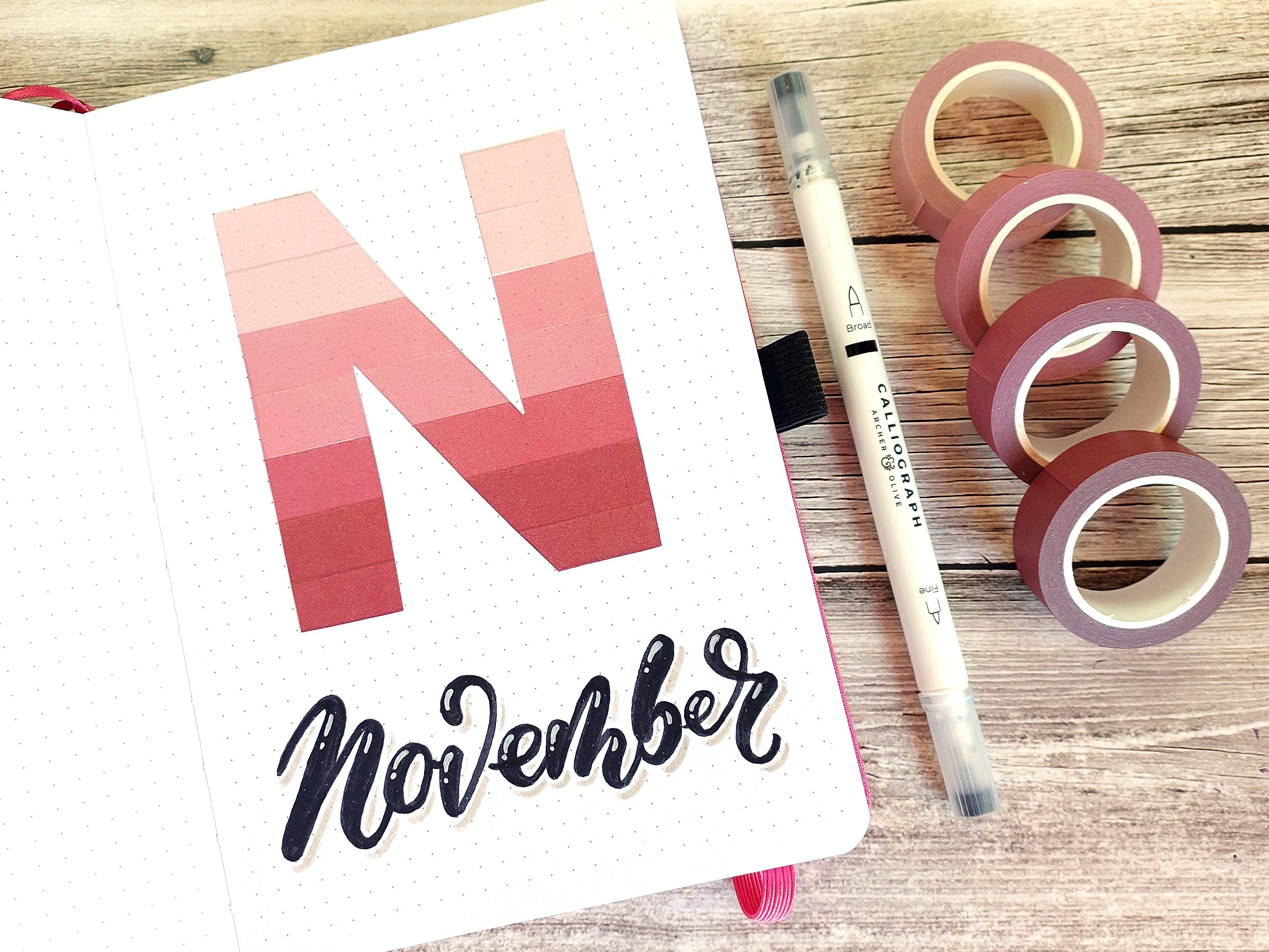 Create letters for bullet journal covers