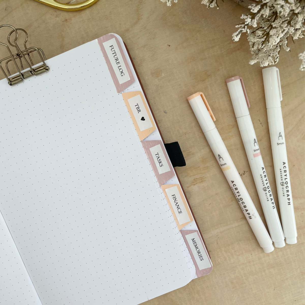 How To Create DIY Bullet Journal Tabs To Organize Your Bujo Spreads