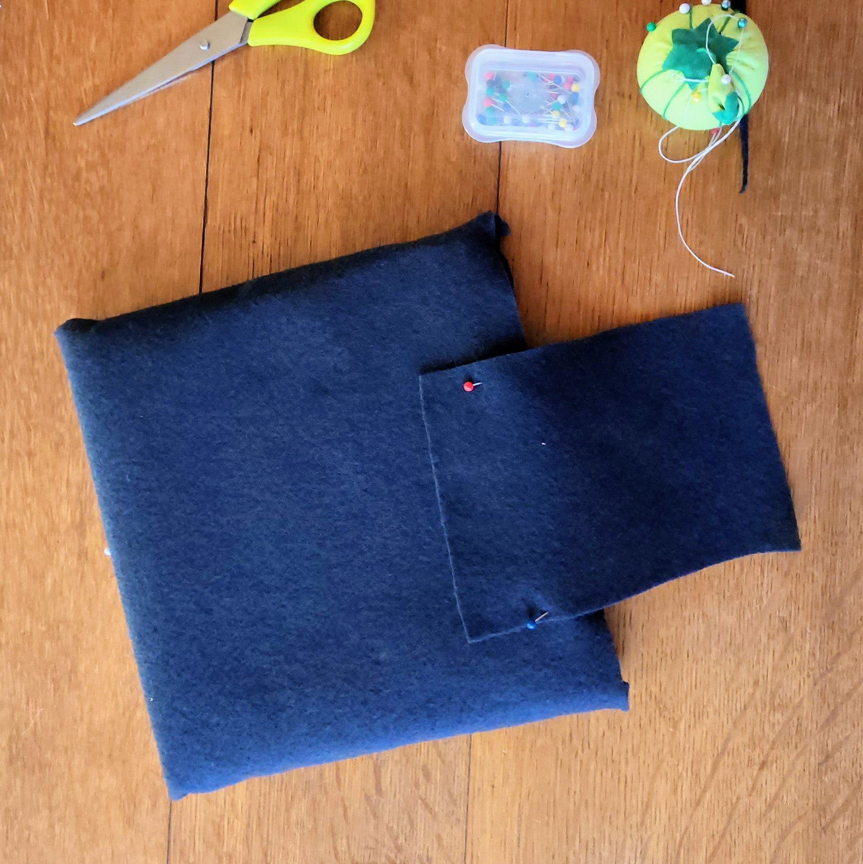 Adding a flap to a custom, DIY, journal sleeve