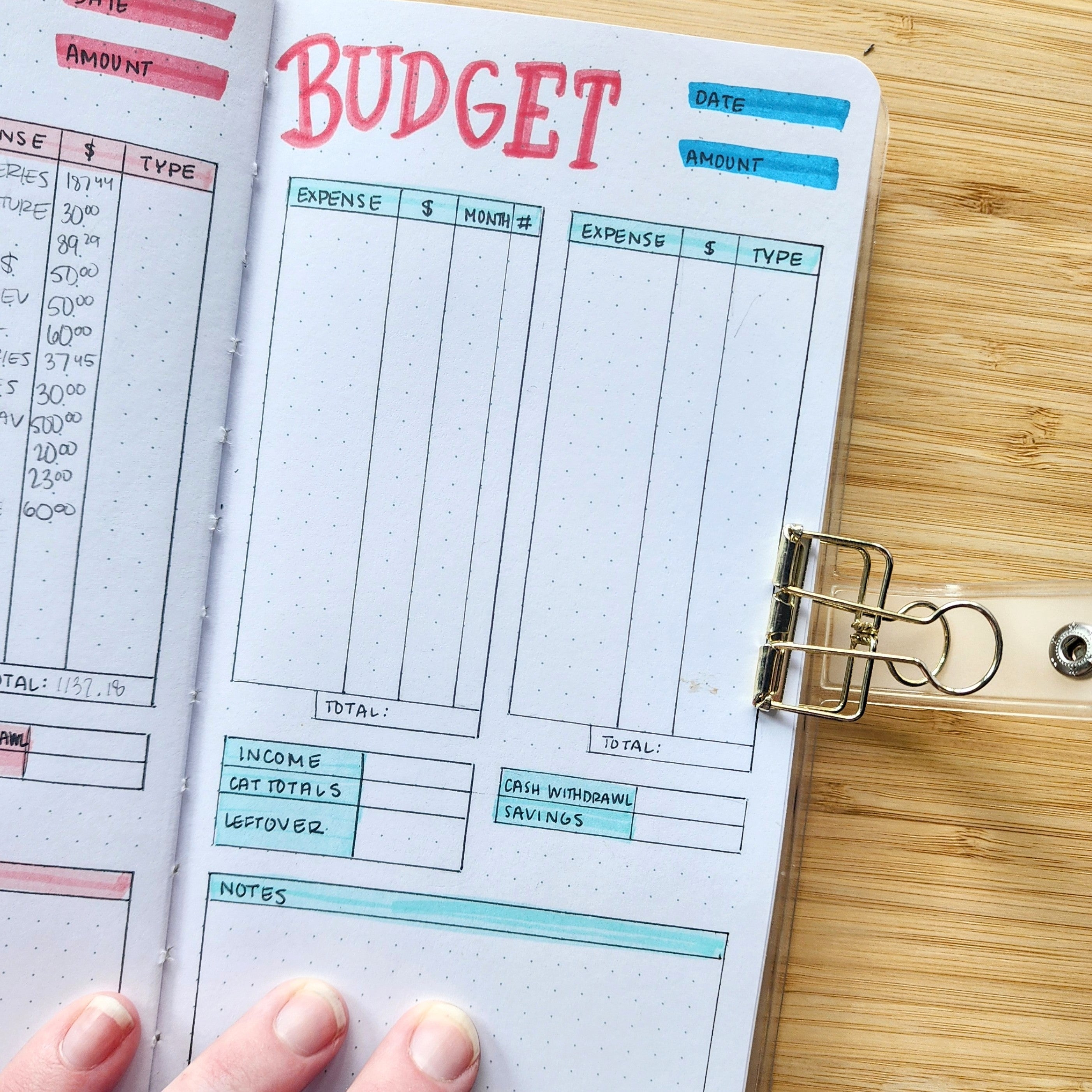 Bullet Journal Budget Layouts 2024 - AnjaHome