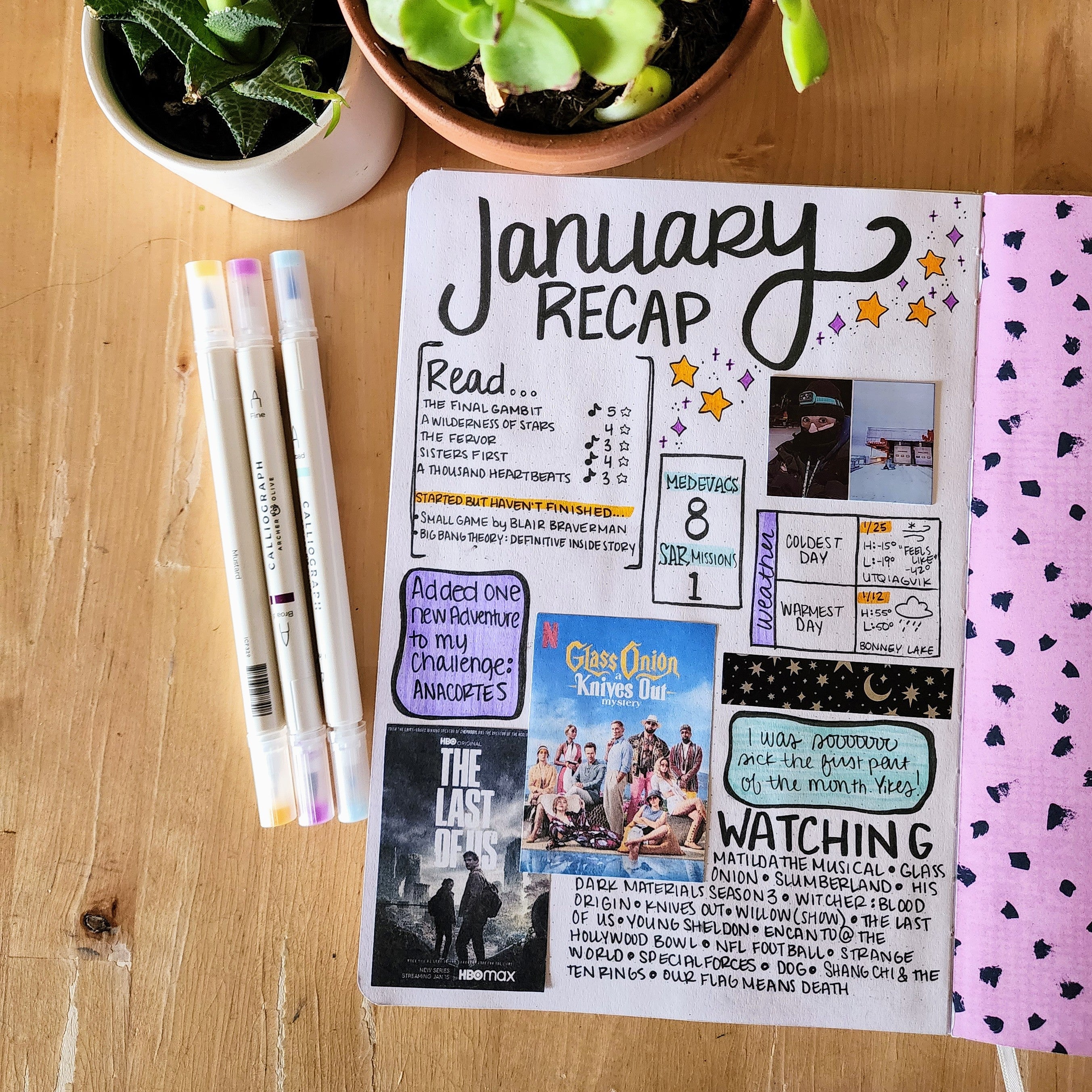 Monthly Memories recap page