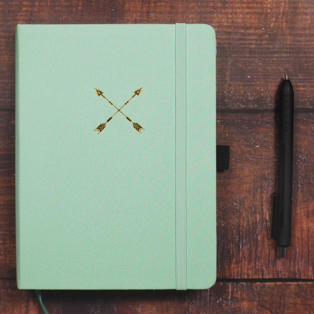 Notebook and pen