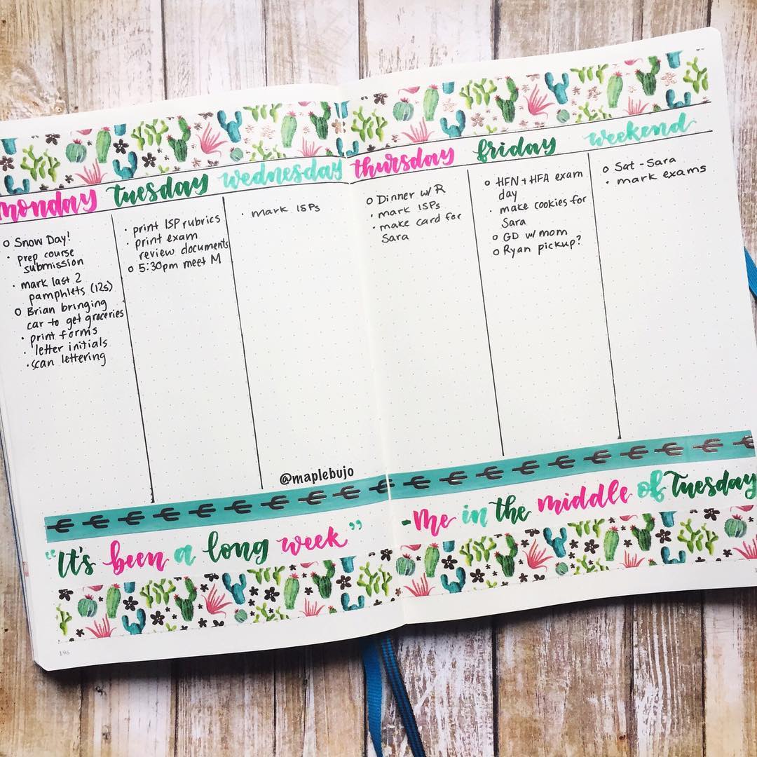 Bullet Journal Ideas - How To Use Washi Sticker Paper In Your Bullet J –  Bunbougu