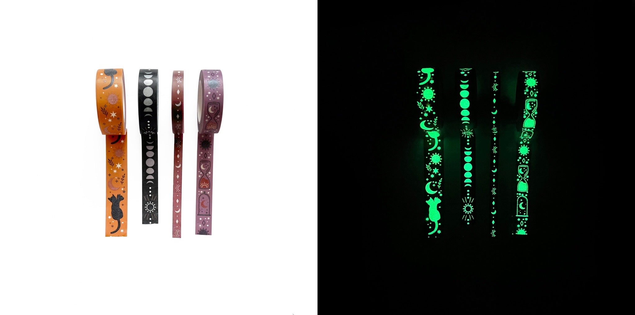 glow in the dark Washi Tape